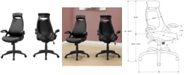 Monarch Specialties Leather Look Office Chair